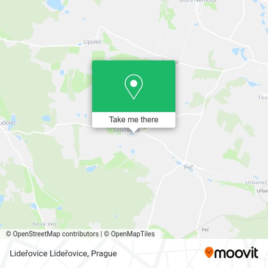 Lideřovice Lideřovice map