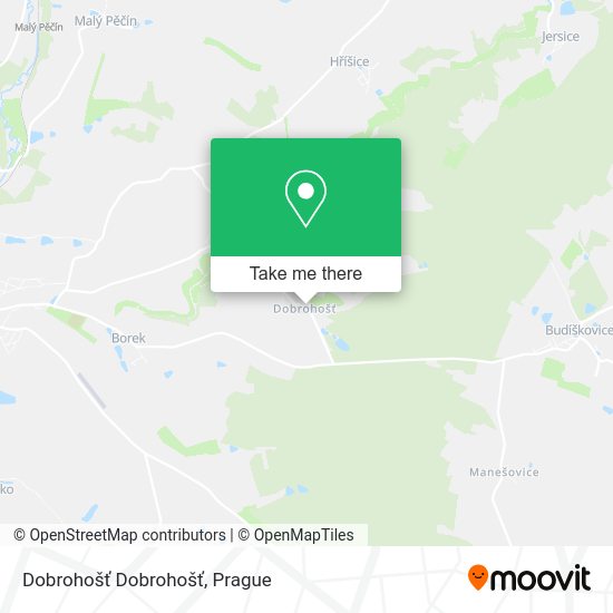 Dobrohošť Dobrohošť map