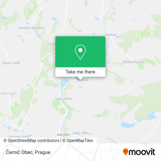 Černíč Obec map