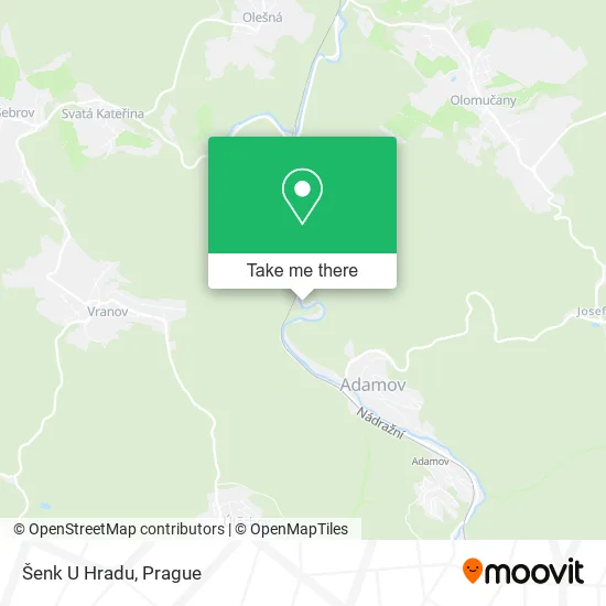 Карта Šenk U Hradu