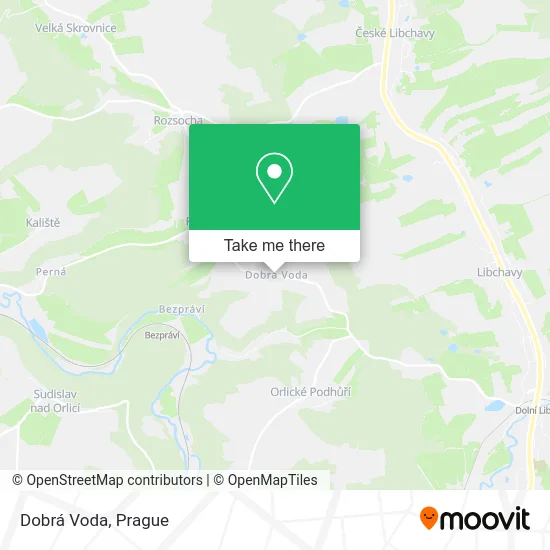 Карта Dobrá Voda
