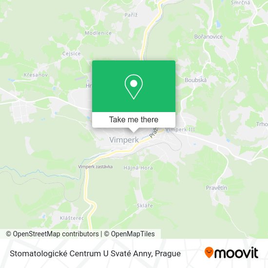 Stomatologické Centrum U Svaté Anny map
