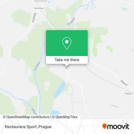 Карта Restaurace Sport