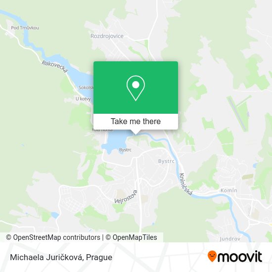 Michaela Juričková map