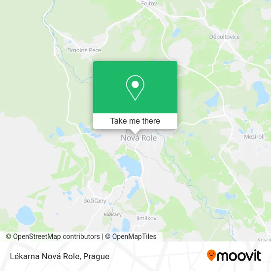 Карта Lékarna Nová Role