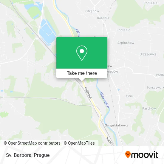 Карта Sv. Barbora