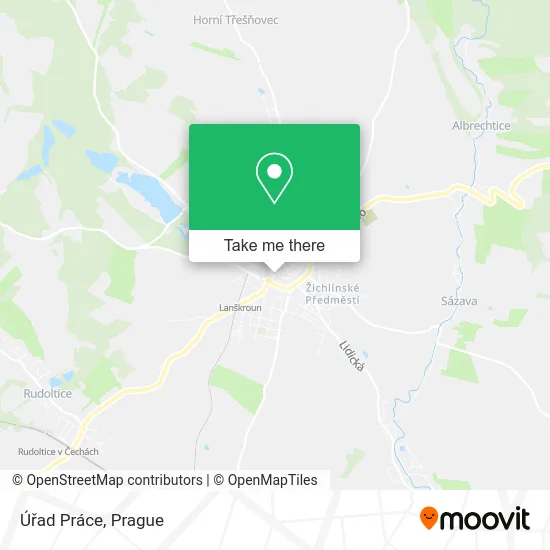 Карта Úřad Práce