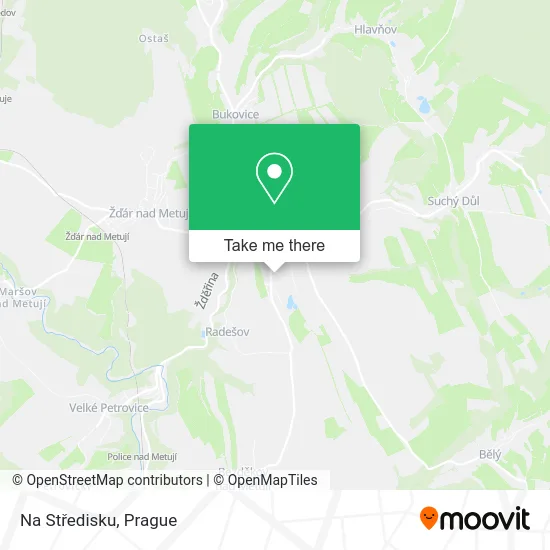 Карта Na Středisku