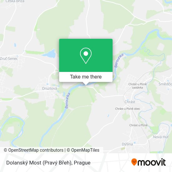 Dolanský Most (Pravý Břeh) map