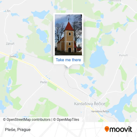 Карта Pleše