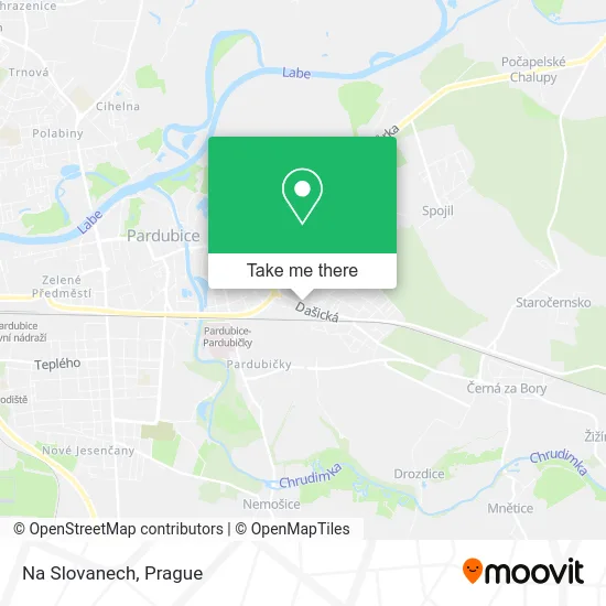 Карта Na Slovanech