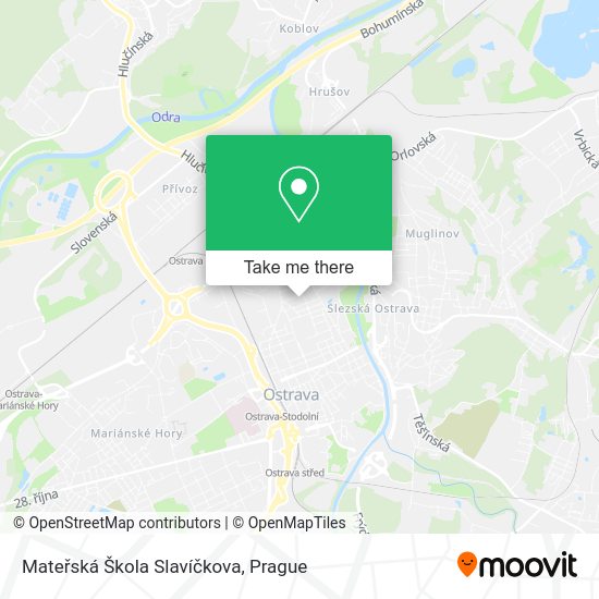 Mateřská Škola Slavíčkova map