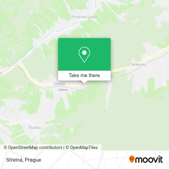 Карта Střelná
