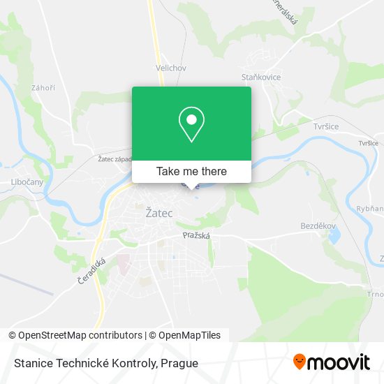 Stanice Technické Kontroly map