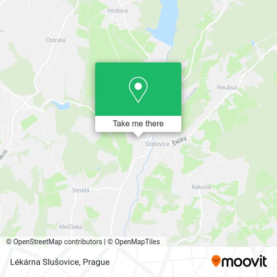 Lékárna Slušovice map