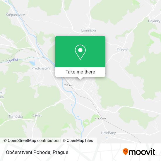 Občerstvení Pohoda map