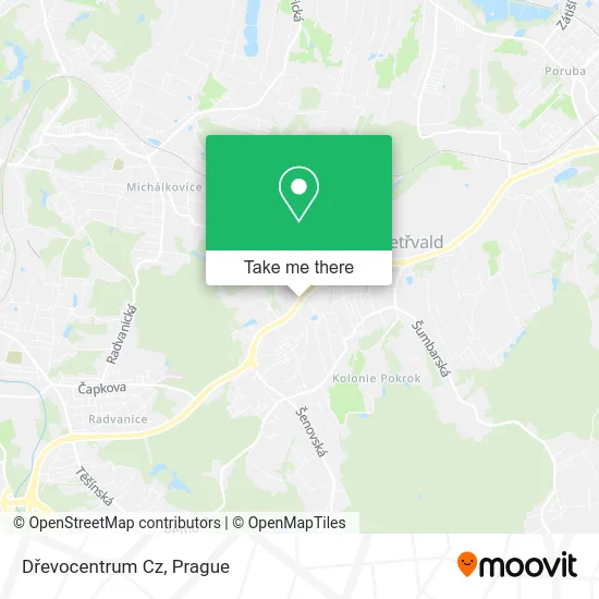 Карта Dřevocentrum Cz