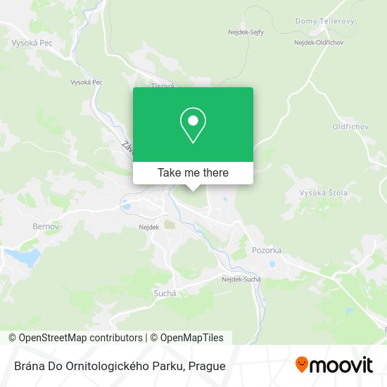 Brána Do Ornitologického Parku map