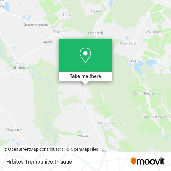 Карта ‎Hřbitov Třemošnice