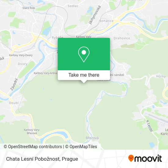 Карта Chata Lesní Pobožnost