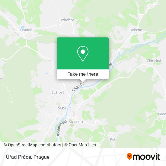Úřad Práce map