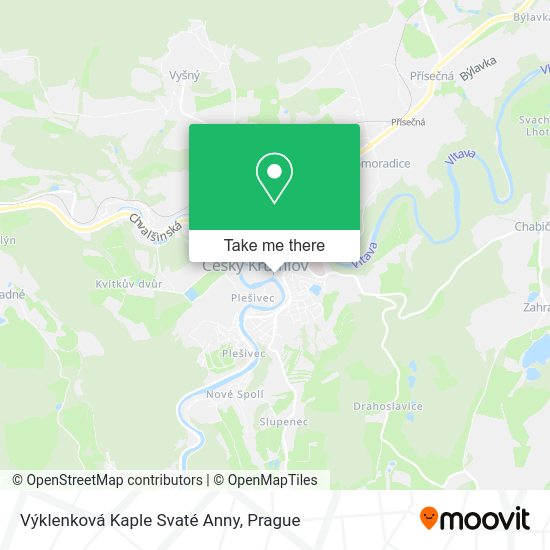 Výklenková Kaple Svaté Anny map