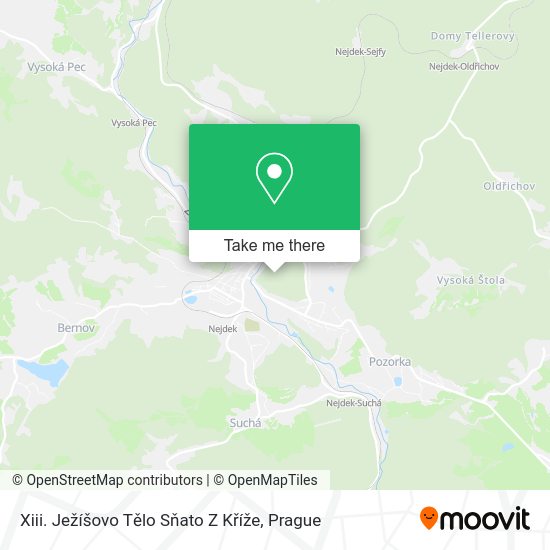 Xiii. Ježíšovo Tělo Sňato Z Kříže map