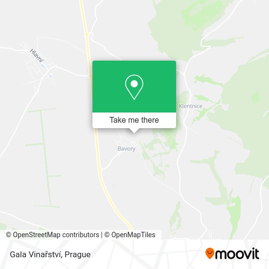 Gala Vinařství map