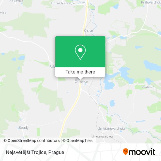 Nejsvětější Trojice map
