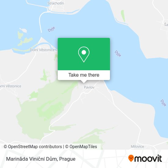 Marināda Viniční Dům map