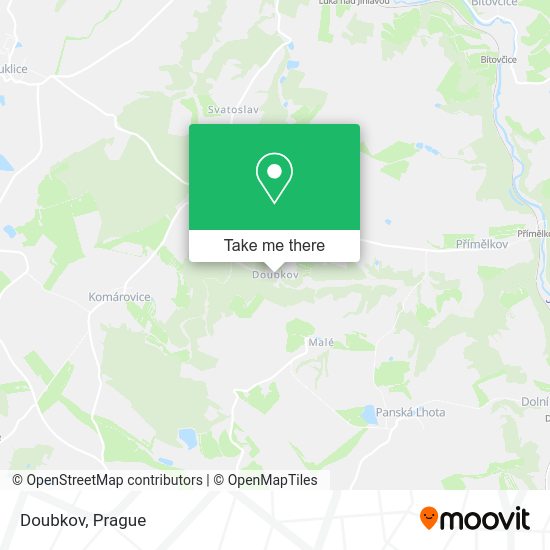 Карта Doubkov