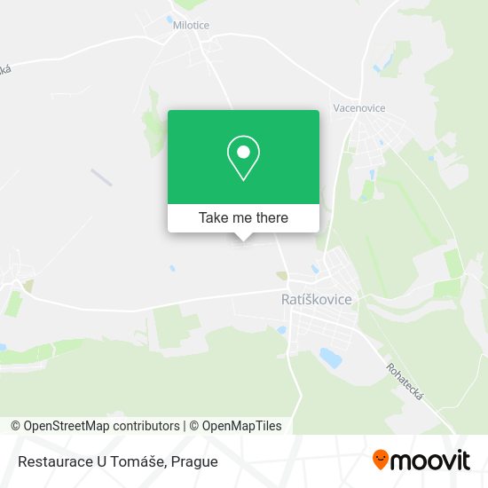 Карта Restaurace U Tomáše