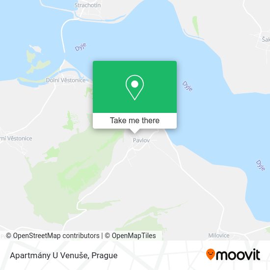 Apartmány U Venuše map