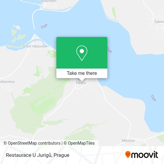 Restaurace U Jurigů map
