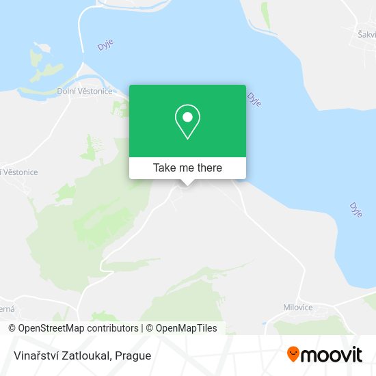 Vinařství Zatloukal map