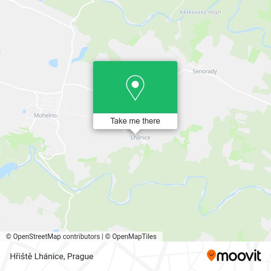 Hřiště Lhánice map