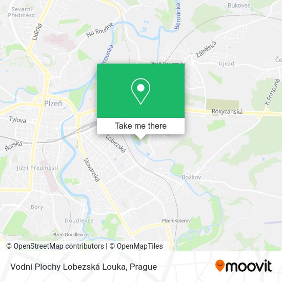 Vodní Plochy Lobezská Louka map