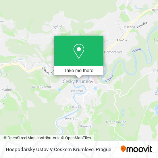 Hospodářský Ústav V Českém Krumlově map