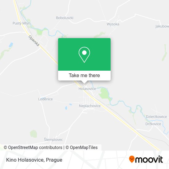 Kino Holasovice map