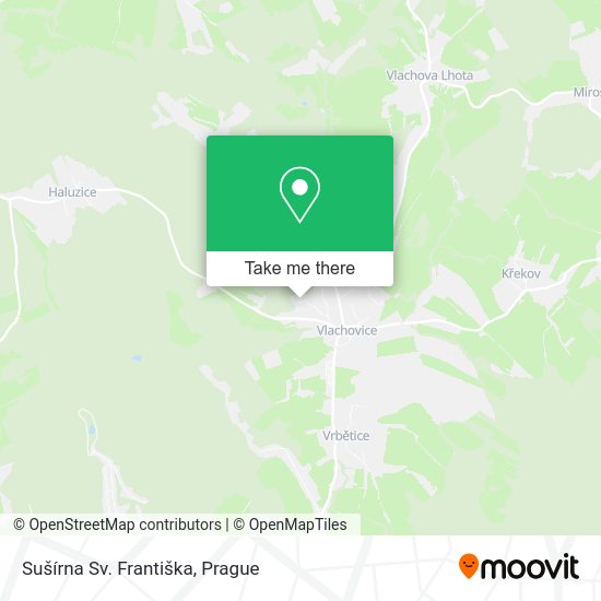 Sušírna Sv. Františka map