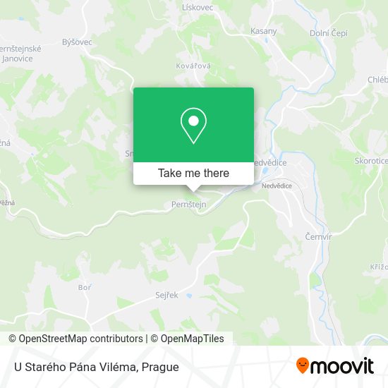 U Starého Pána Viléma map