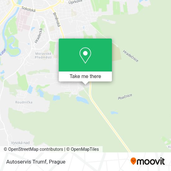 Карта Autoservis Trumf