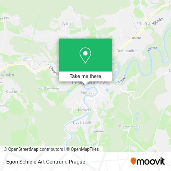 Egon Schiele Art Centrum map