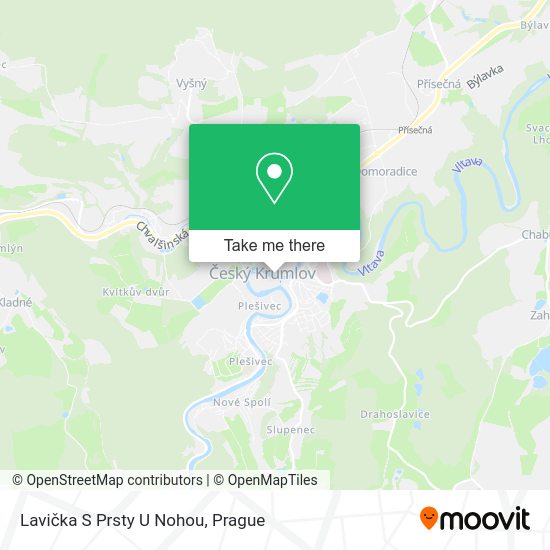 Lavička S Prsty U Nohou map