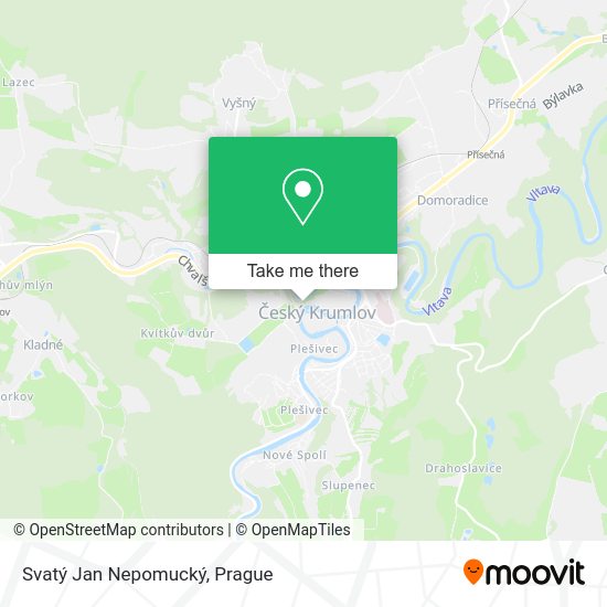 Svatý Jan Nepomucký map
