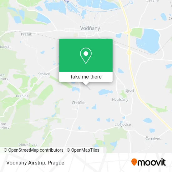 Карта Vodňany Airstrip