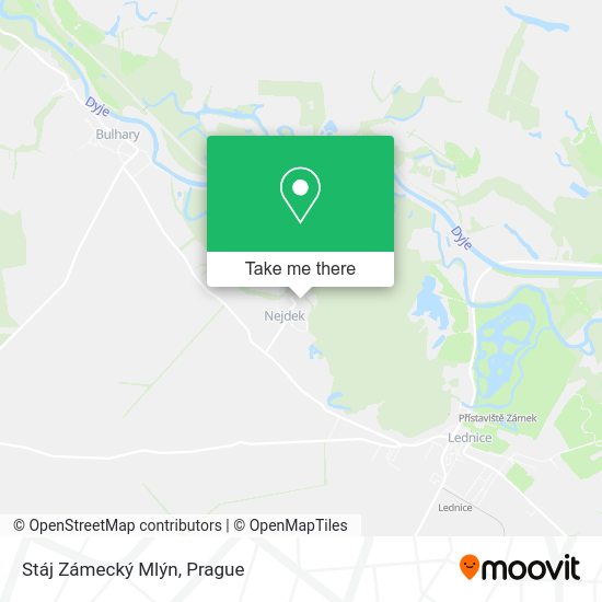 Stáj Zámecký Mlýn map