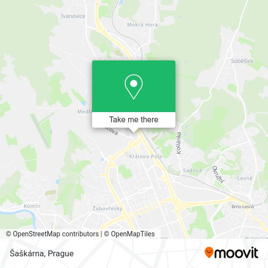 Карта Šaškárna