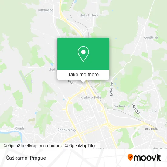 Карта Šaškárna