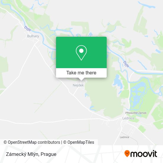 Zámecký Mlýn map